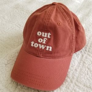 AERIE summer baseball hat, cap OUT OF TOWN